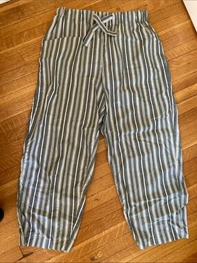 Studio Nicholson Cipriani Beach Stripe Pants Sage/Calico